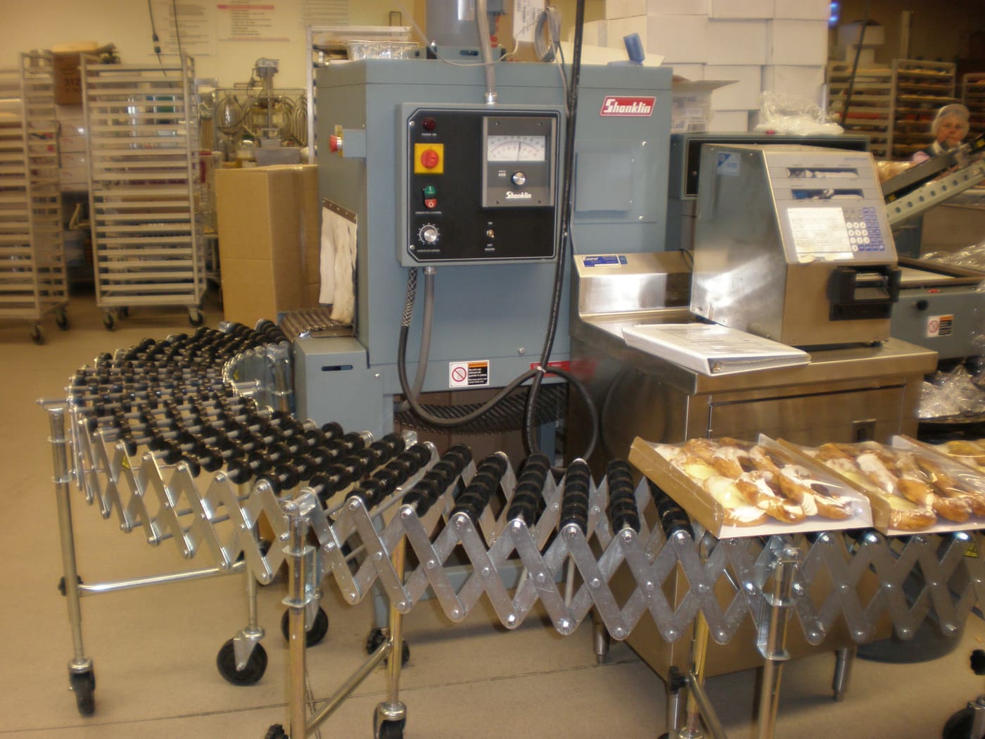 Automated food packaging line